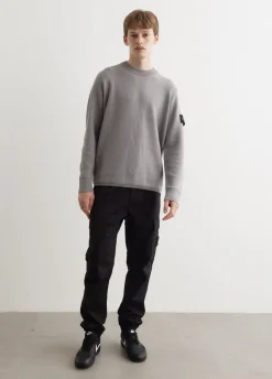 Regular Fit Tapered Stretch Cotton Cargo