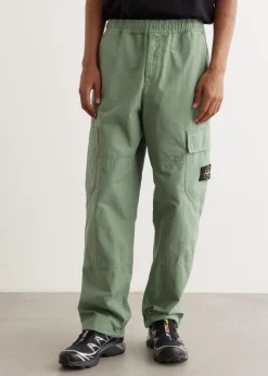 Relaxed Fit Cotton Ripstop Cargo Pants