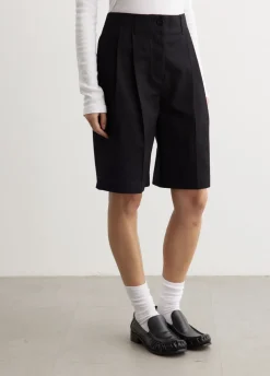 Relaxed Twill Shorts