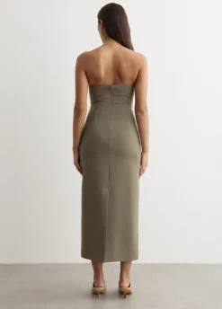 Repercussions Strapless Midi Dress