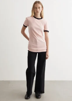 Ribbed Jersey T-Shirt