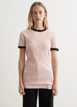 Ribbed Jersey T-Shirt