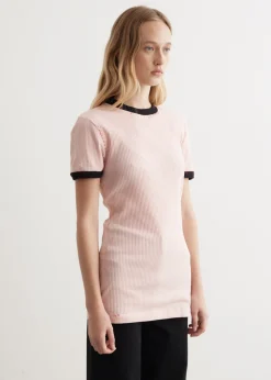 Ribbed Jersey T-Shirt