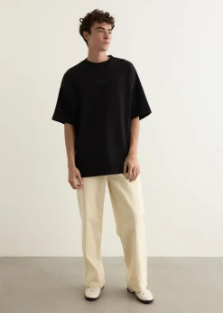 90s Fit Pique Crewneck T-Shirt