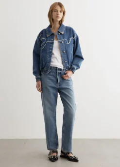 90's Mid Rise Straight Jeans