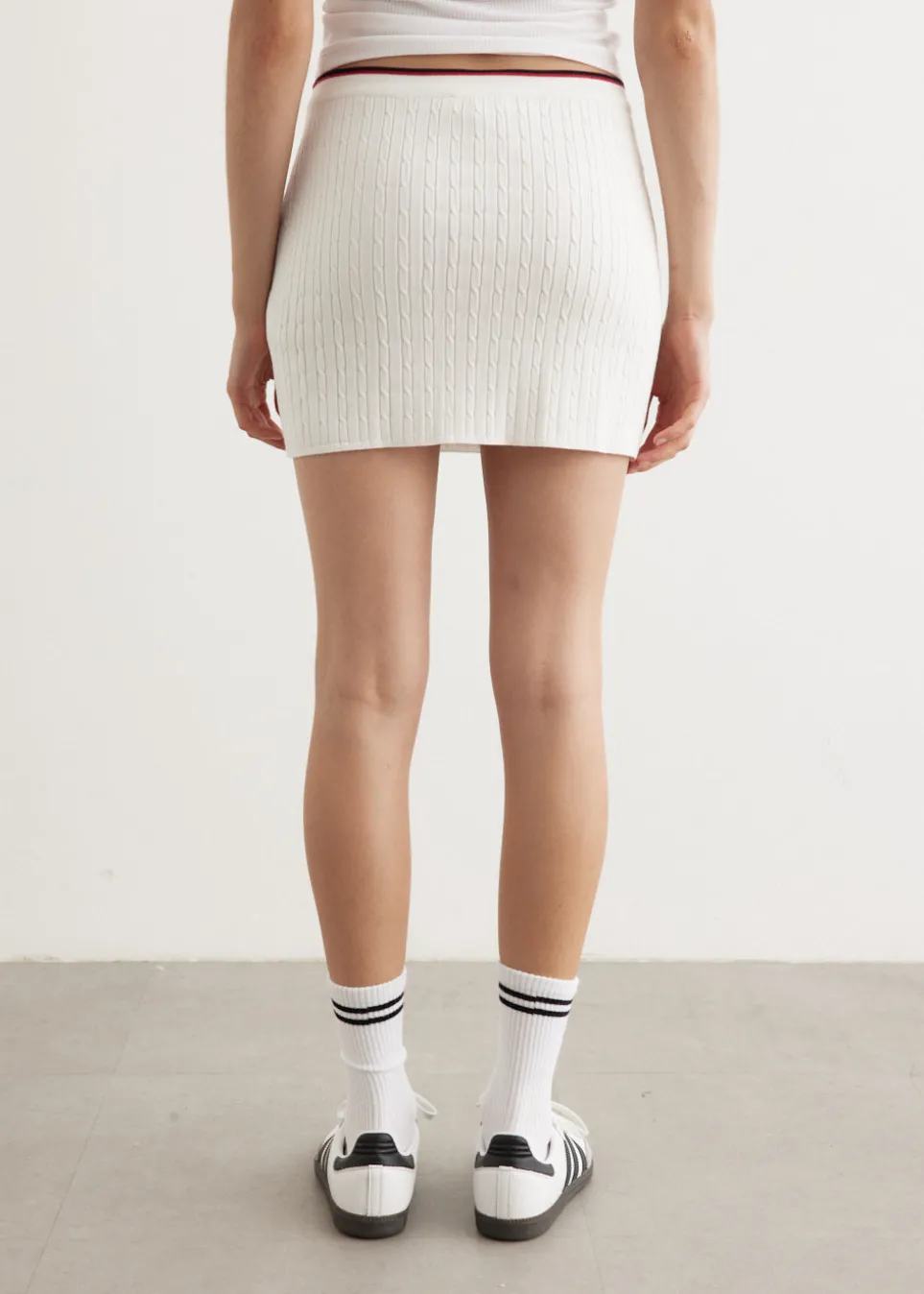 Serif Logo Mini Cable Skirt