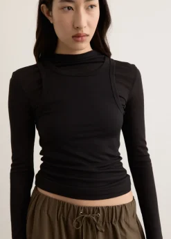 Shade Double Layer Long Sleeve Top