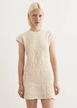 Shirred Cotton Dress