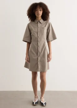 Short Sleeve Shirt Dress