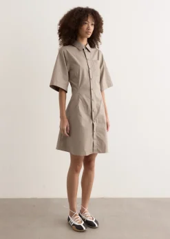 Short Sleeve Shirt Dress