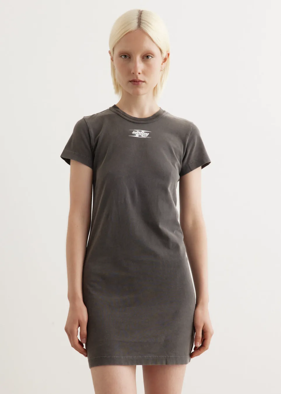 Shrunken T-Shirt Mini Dress