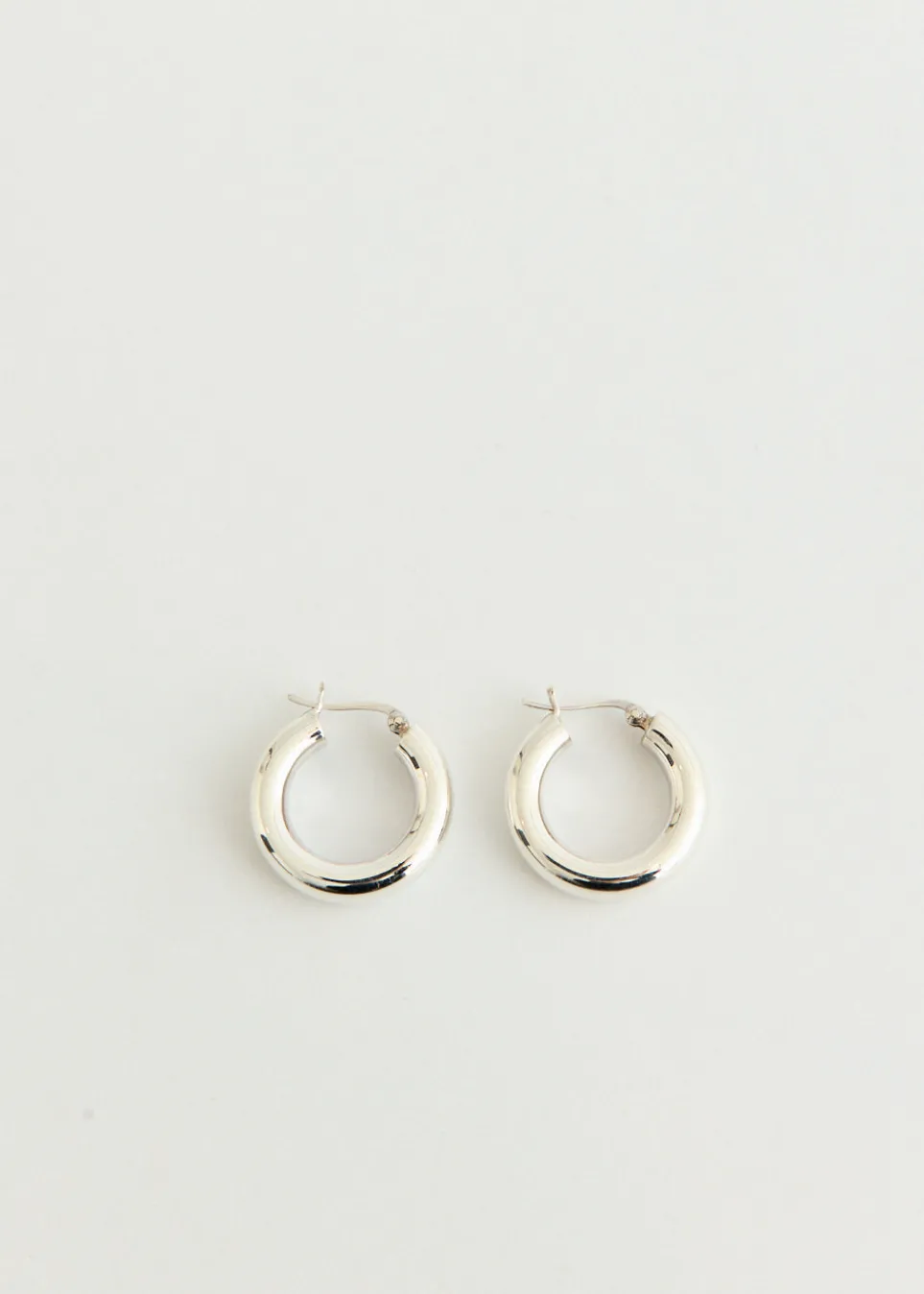 Silver Hoop Earrings