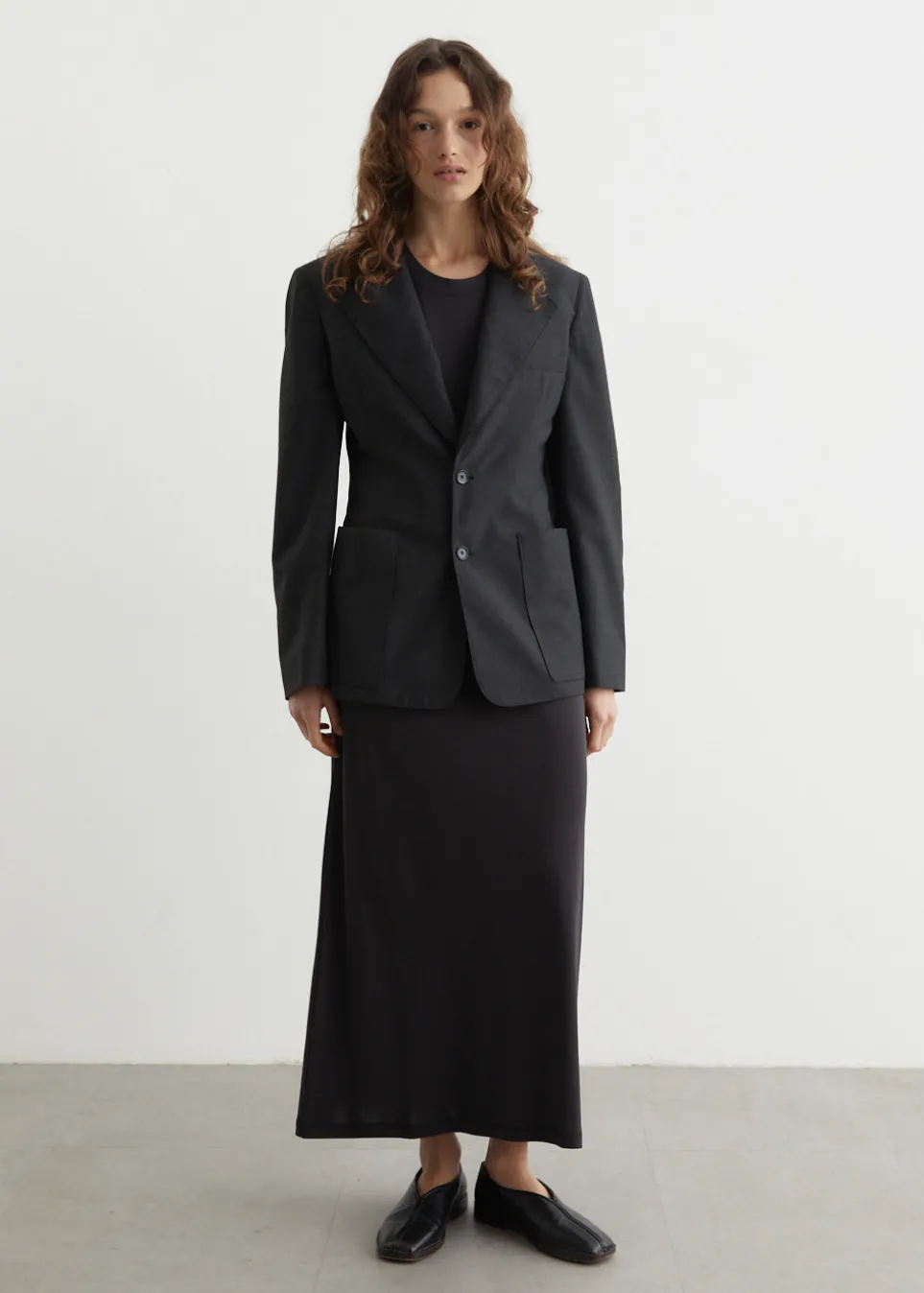 Single Breasted Fitted Tailored Jacket