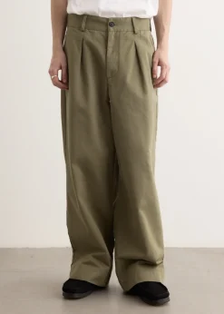 Single Pleat Baggy Pants
