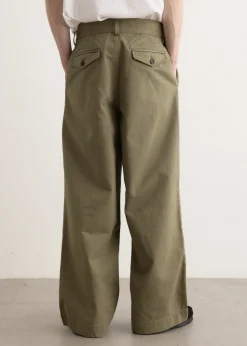 Single Pleat Baggy Pants