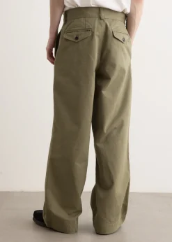 Single Pleat Baggy Pants