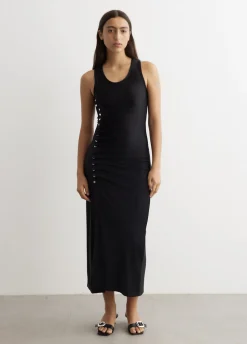 Sleeveless Robe Dress