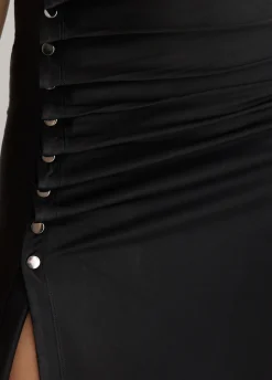 Sleeveless Robe Dress