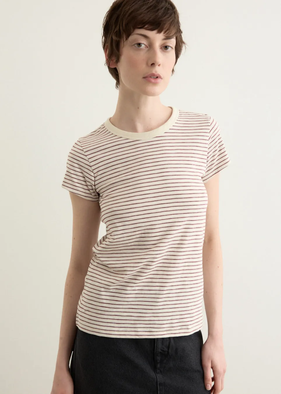 Slub Stripe T-Shirt