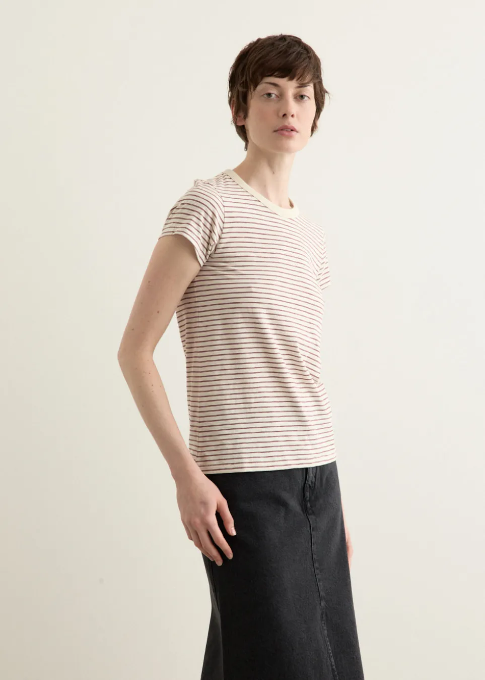 Slub Stripe T-Shirt