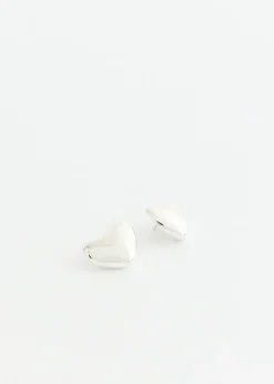 Small Voluptuous Heart Earrings