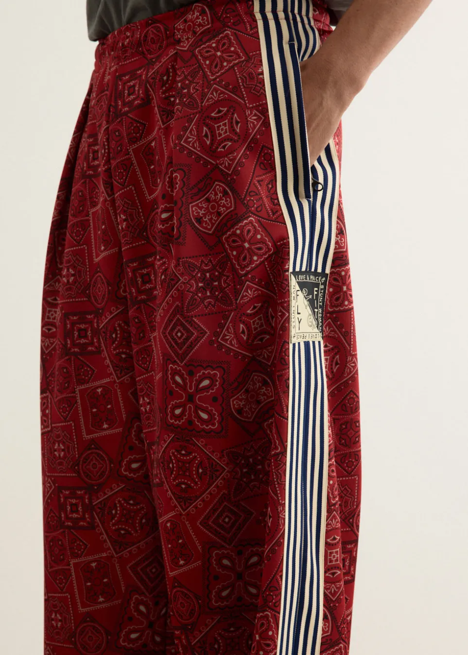 Smooth Jersey COOKIE Bandanna Baggy Track Pants