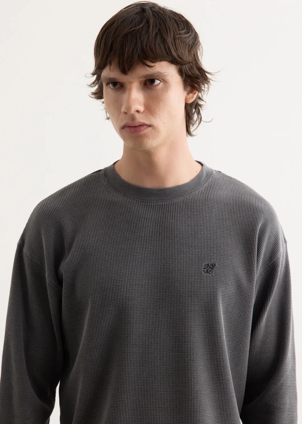 SNYC Pigment Dyed Waffle Top