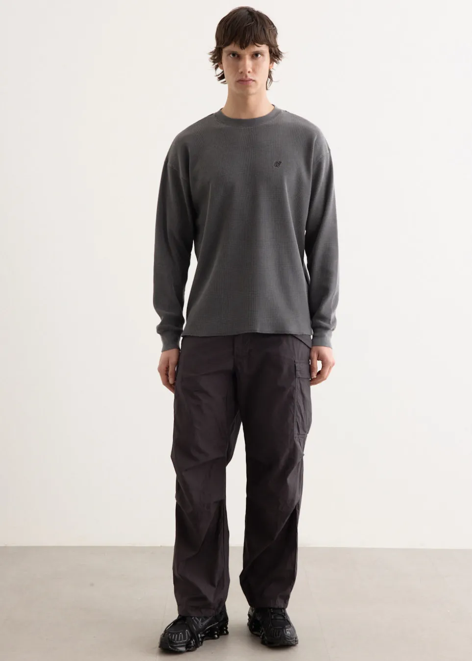 SNYC Pigment Dyed Waffle Top