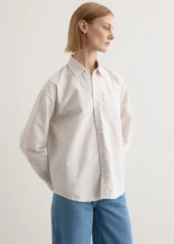 Sophia Button Down Logo Shirt