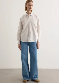 Sophia Button Down Logo Shirt