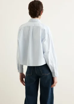 Sophia Button Down Logo Shirt