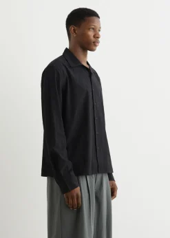 Soulsonic Long Sleeve Camp Collar Shirt