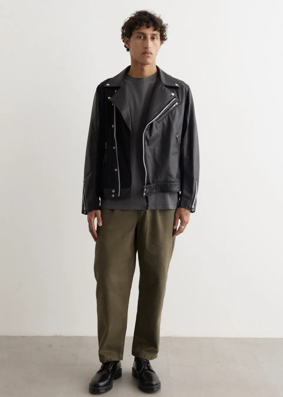 Spliced Leather Rider