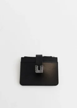 Square Tip Leather Wallet