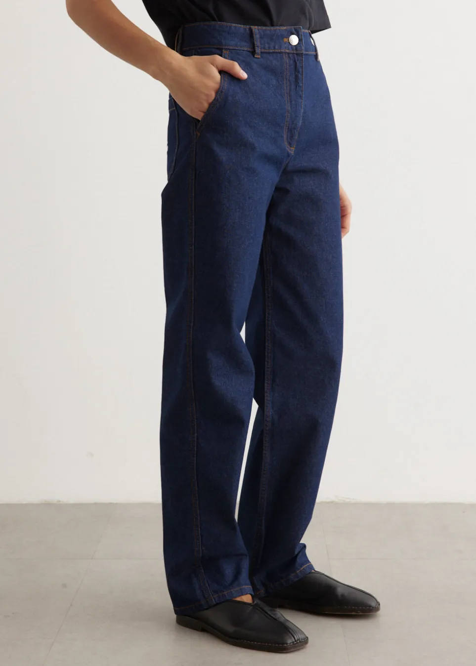 Straight Denim Jeans