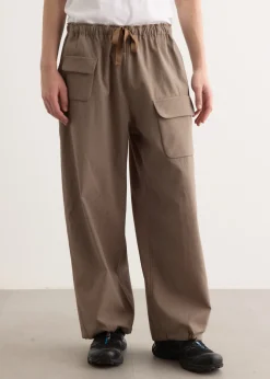 String Cuff Balloon Pants