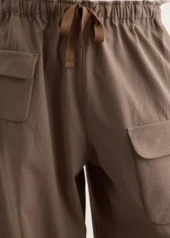 String Cuff Balloon Pants