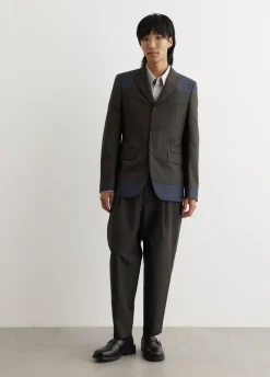 Stripe Blocked Jacket