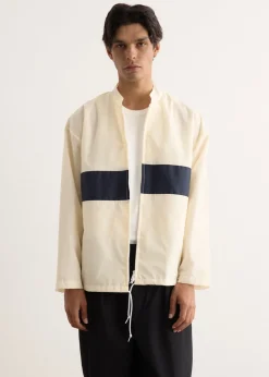 Stripe Nylon Oxford Boat Jacket