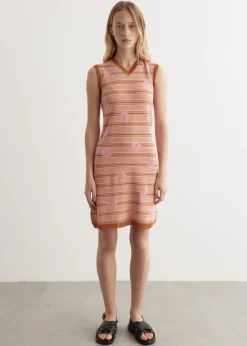 Striped Flowers Dress