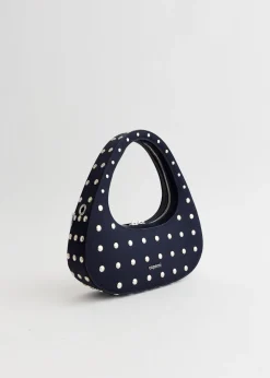 Studded Crossbody Baguette Swipe Bag