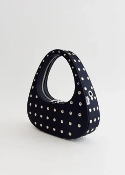 Studded Crossbody Baguette Swipe Bag