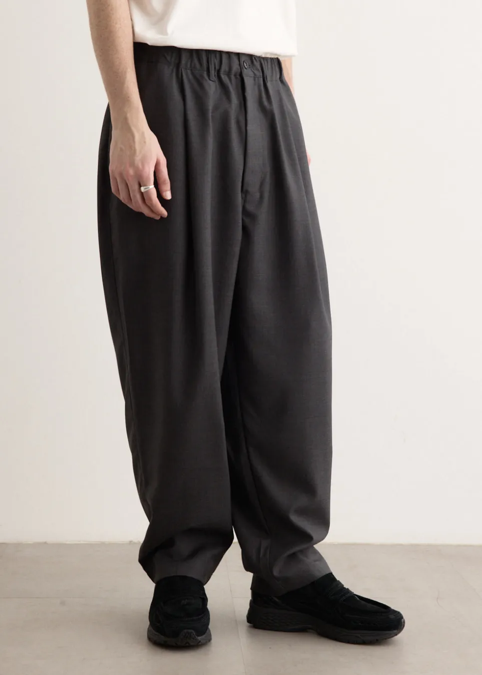 Summer Wool Wide Pants