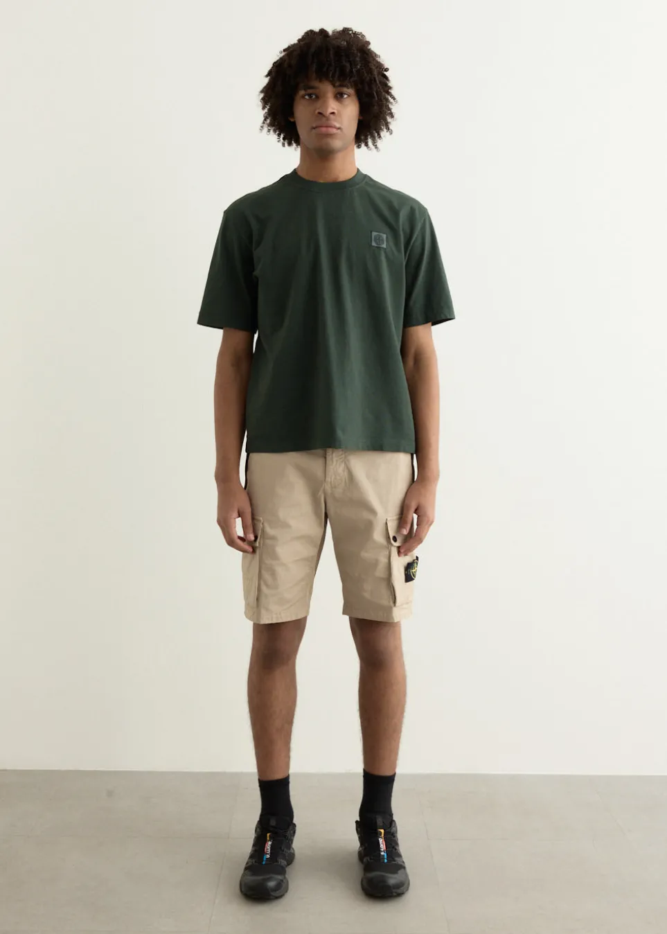 Supima Cotton Twill Stretch Cargo Shorts