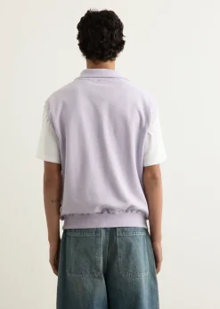 30/-SWT Knit Half Zip Vest (KO.U)