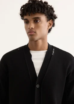 Symbol Embroidery Cardigan