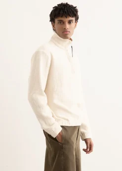 Textured Cotton Pullover