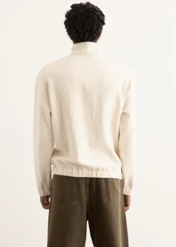 Textured Cotton Pullover