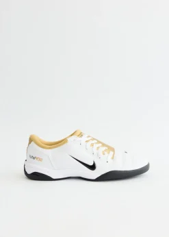 Total 90 'White Metallic Gold' Sneakers