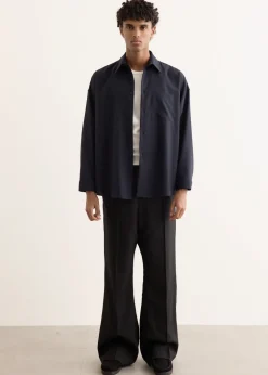 Tropical Wool Long Sleeved Shirt